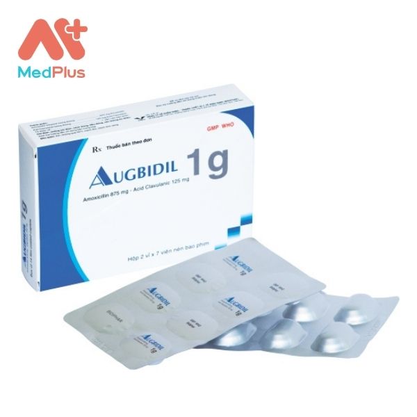 Thuốc kháng sinh Augbidil 1g điều trị nhiễm trùng