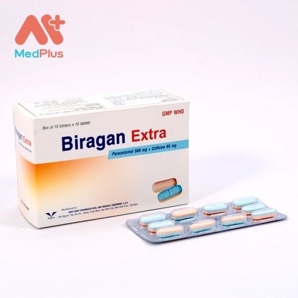 Thuốc Biragan Extra giúp giảm đau, hạ sốt