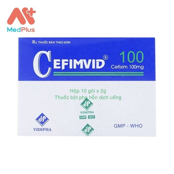 Thuốc bột Cefimvid 100 giúp kháng viêm, điều trị nhiễm khuẩn