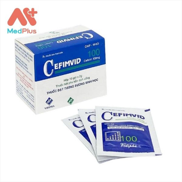 Thuốc bột Cefimvid 100 giúp kháng viêm, điều trị nhiễm khuẩn 130 Hình ảnh minh họa cho thuốc Cefimvid 100