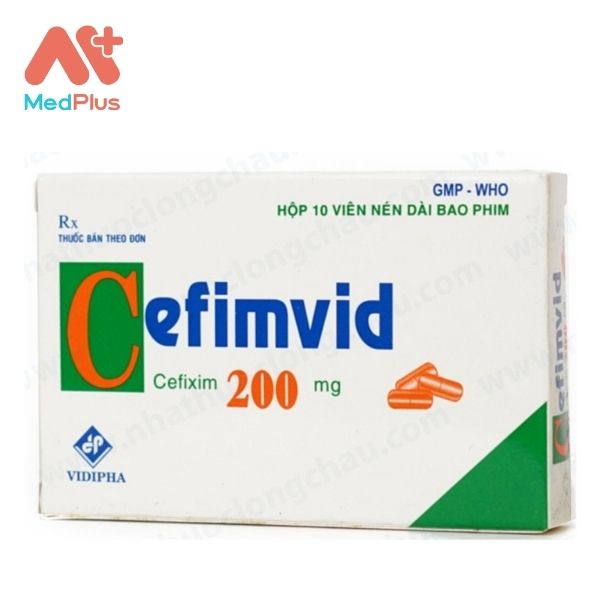 Thuốc kháng sinh Cefimvid 200 điều trị nhiễm khuẩn hiệu quả