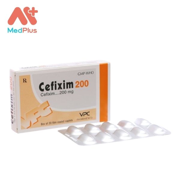 Hình ảnh minh họa cho thuốc Cefixim 200mg