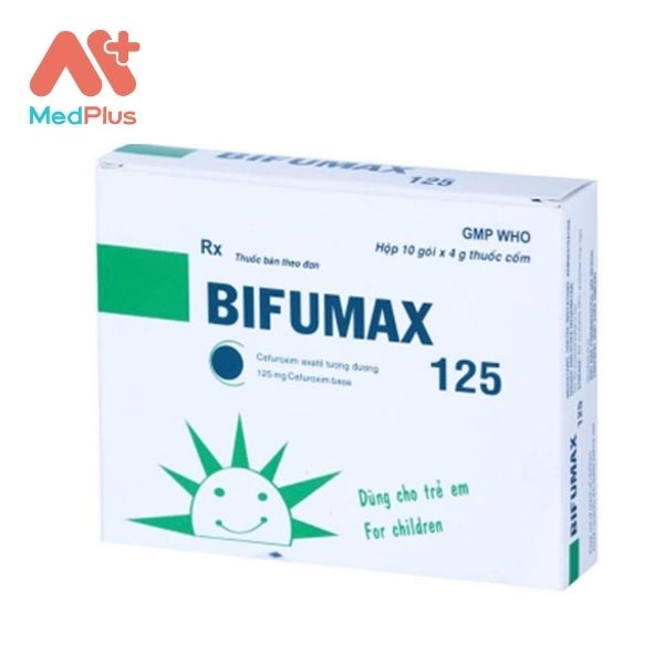 Thuốc cốm Bifumax 125 điều trị nhiễm khuẩn hiệu quả