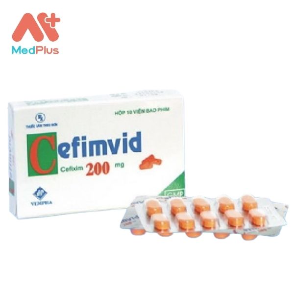 Hình ảnh minh họa cho thuốc Cefimvid 200