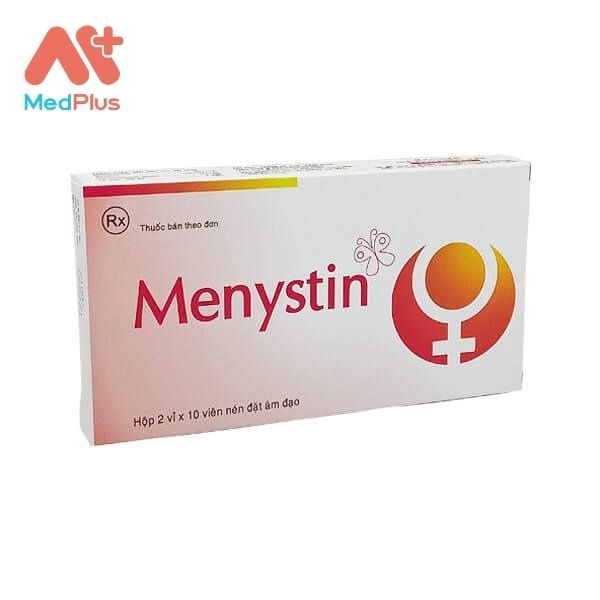 Viên đặt Menystin điều trị viêm âm đạo