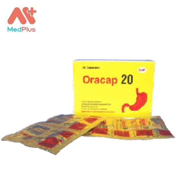 Thuốc Oracap 20 điều trị chứng trào ngược dạ dày - thực quản