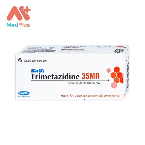 Thuốc Savi Trimetazidine 35MR điều trị các cơn đau thắt ngực