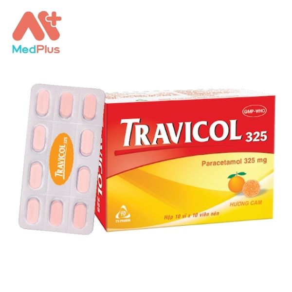 Thuốc Travicol 325mg giúp giảm đau, hạ sốt hiệu quả