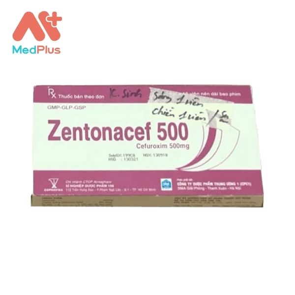 Hình ảnh minh họa cho thuốc Zentonacef 500