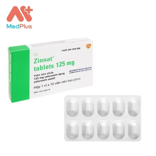 Hình ảnh minh họa cho thuốc Zinnat Tablets 125mg