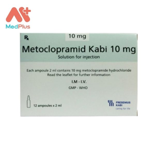 Metoclopramid Kabi 10mg điều trị rối loạn nhu động ruột