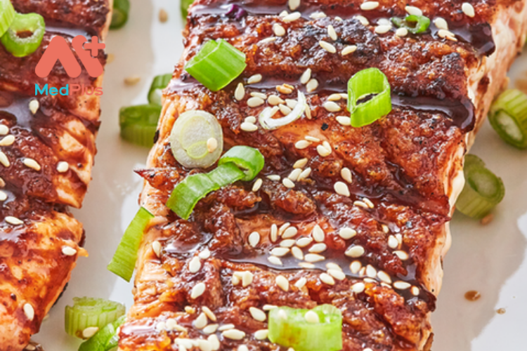 Cá hồi nướng sốt thịt nướng 47 phút loay hoay trong bếp nhà 139 Cá hồi nướng sốt thịt nướng 47 phút loay hoay trong bếp nhà