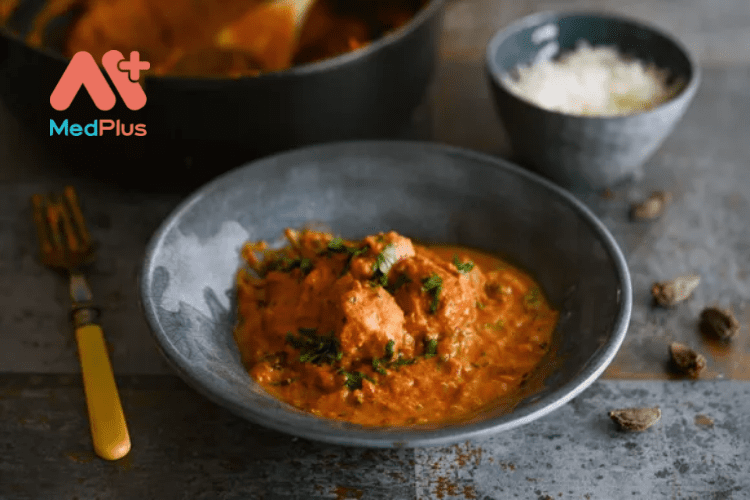 Cà ri gà Tikka Masala đến từ Anh quốc mang tiếng vọng Ấn Độ
