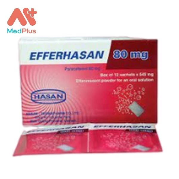 Sử dụng thuốc Efferhasan 80 mg để giúp giảm đau, hạ sốt 