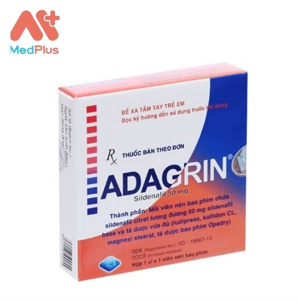 Thuốc Adagrin điều trị rối loạn cương dương ở nam giới
