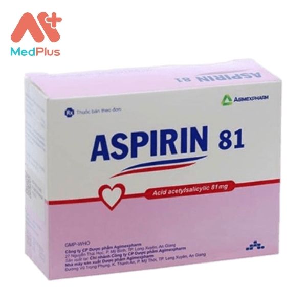 Thuốc Aspirin 81 điều trị các cơn đau và viêm xương khớp