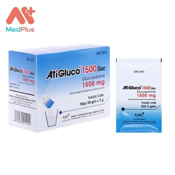 Thuốc Atigluco 1500 sac giúp giảm đau xương khớp