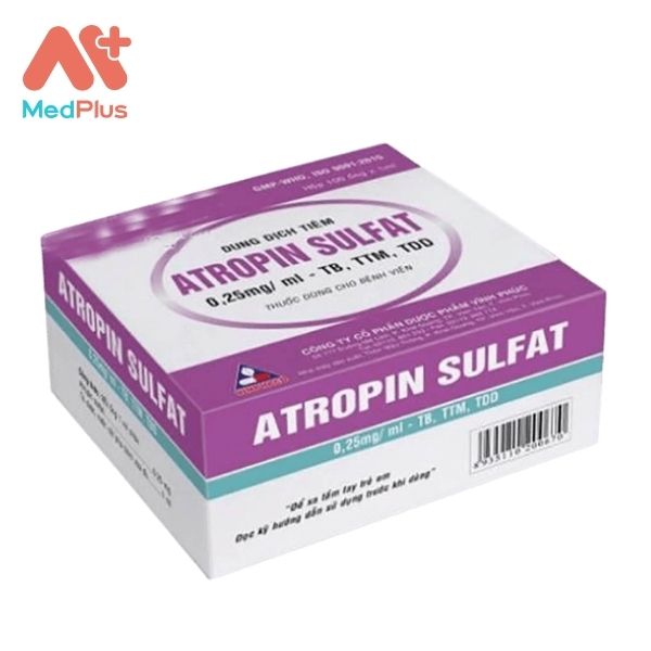 Thuốc Atropin sulfat dạng tiêm: công dụng, cách dùng, lưu ý