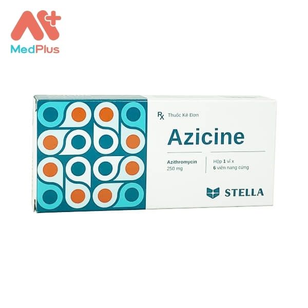 Thuốc kháng sinh Azicine 250 điều trị nhiễm khuẩn