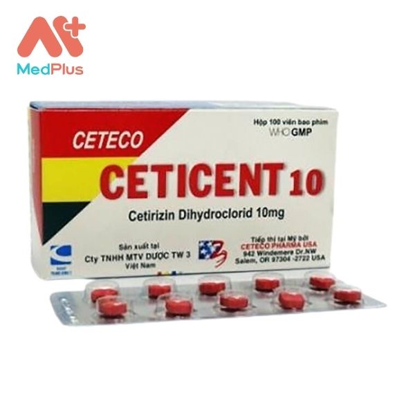 Hình ảnh minh họa cho thuốc Ceteco Ceticent 10
