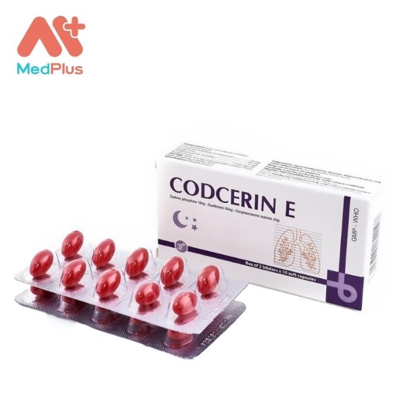 Thuốc Codcerin-E điều trị bệnh ho do nhiều nguyên nhânThuốc Codcerin-E điều trị bệnh ho do nhiều nguyên nhân