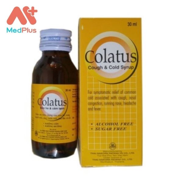 Thuốc Colatus điều trị cảm cúm kèm ho và sung huyết mũi