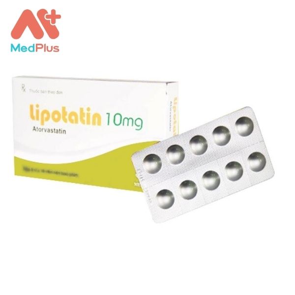 Thuốc Lipotatin 10 mg điều trị tăng cholesterol máu