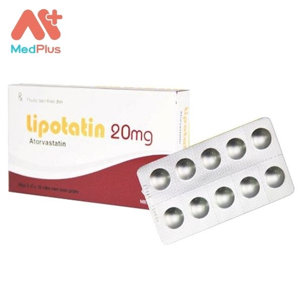 Thuốc Lipotatin 20mg được dùng để giảm cholesterol máu