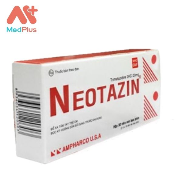 Thuốc Neotazin trị suy mạch vành, dự phòng đau thắt ngực