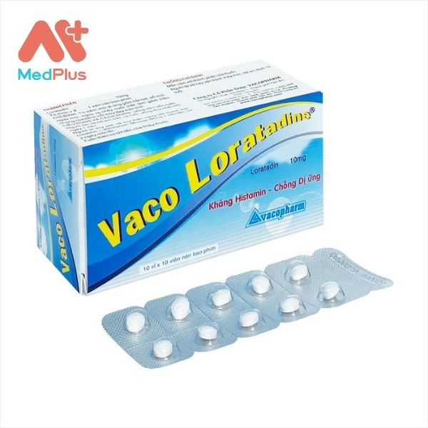 Thuốc Vaco Loratadine điều trị viêm mũi dị ứng, viêm kết mạc