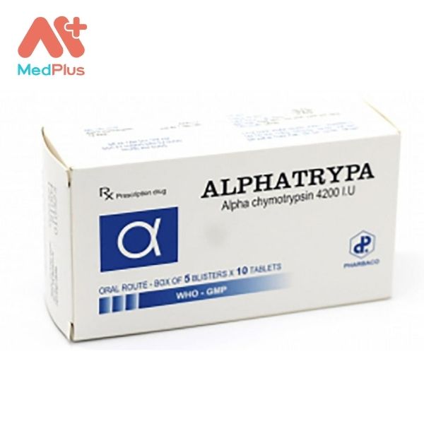 Thuốc Alphatrypa giúp kháng viêm và điều trị phù nề