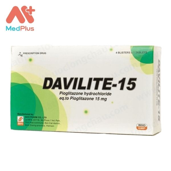 Thuốc Davilite- 15 điều trị bệnh tiểu đường
