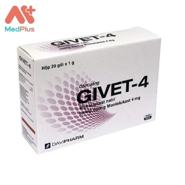 Thuốc Givet-4 điều trị viêm mũi dị ứng, hen phế quản