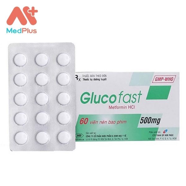 Hình ảnh minh họa cho thuốc Glucofast 500