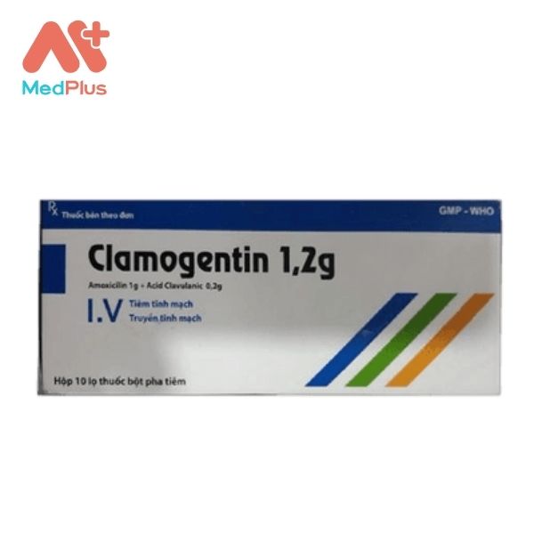 Thuốc kháng sinh Clamogentin 1,2g dạng bột pha tiêm