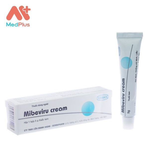 Thuốc Mibeviru cream 5g điều trị nhiễm Herpes simplex da