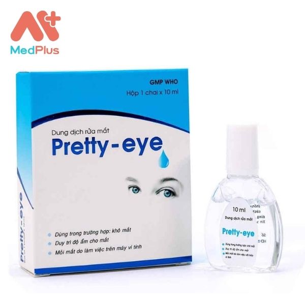 Thuốc nhỏ mắt Pretty-eye giúp bảo vệ và giữ độ ẩm cho mắt