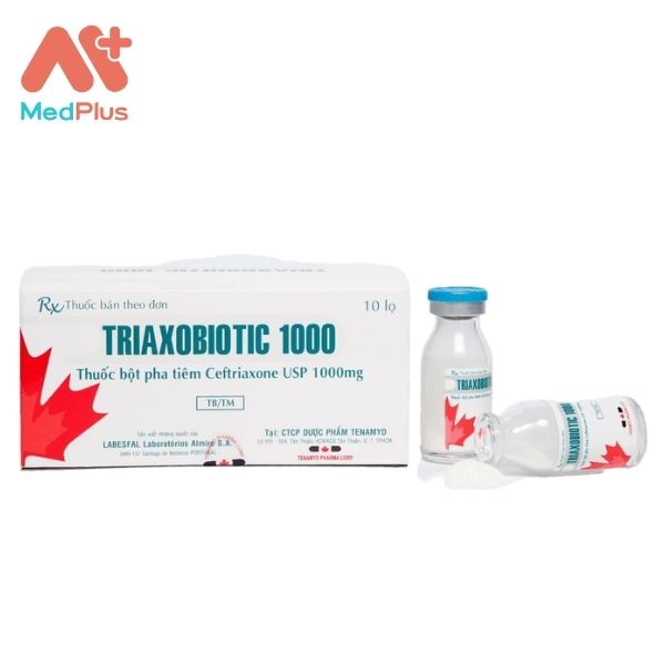 Thuốc kháng sinh Triaxobiotic 1000 điều trị nhiễm khuẩn