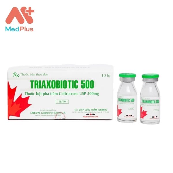 Thuốc Triaxobiotic 500: kháng sinh diệt khuẩn 130 Hình ảnh minh họa cho thuốc Triaxobiotic 500
