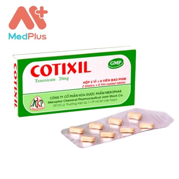 Hộp thuốc Cotixil gồm 2 vỉ x 8 viên