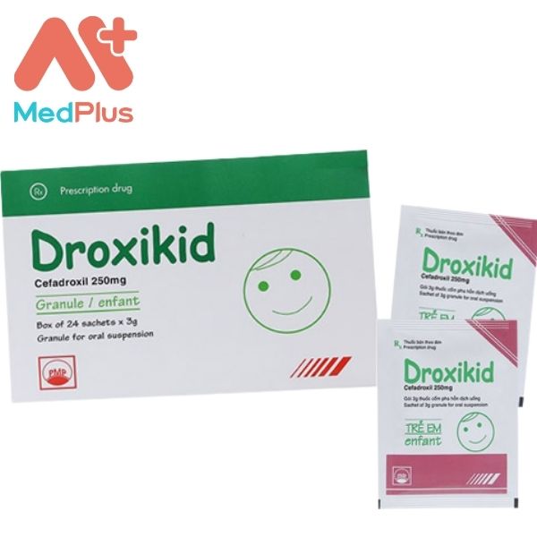 Droxikid 250mg - Dạng thuốc cốm trị nhiễm khuẩn