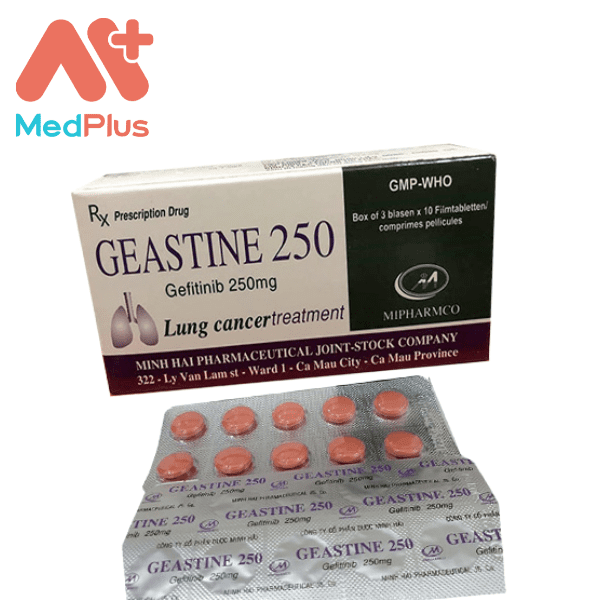 Geastine 250: Hộp 3 vỉ x 10 viên