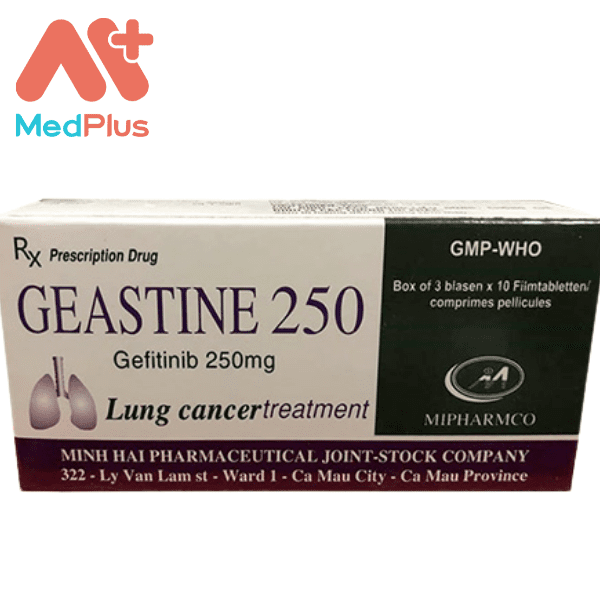 Geastine 250: Thuốc điều trị ung thư phổi