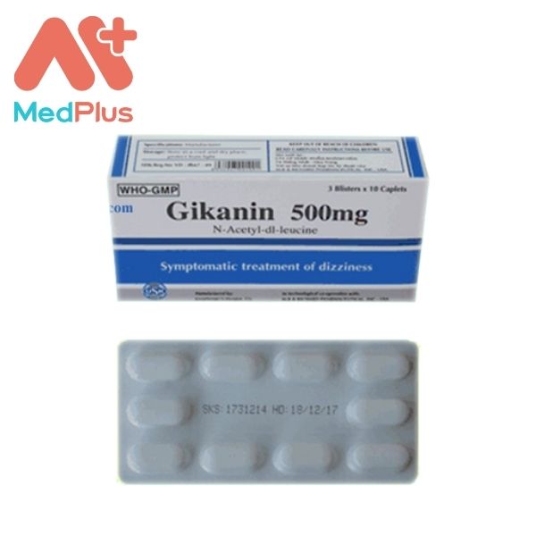 Hộp thuốc Gikanin gồm 10 vỉ x 10 viên