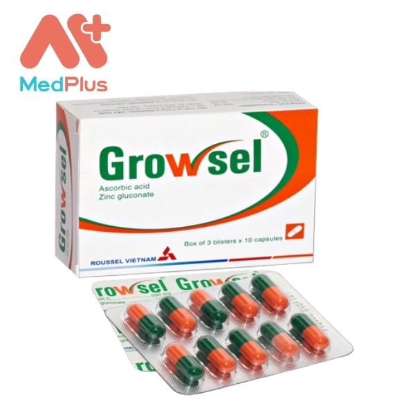 Hộp thuốc Growsel gồm 3 vỉ