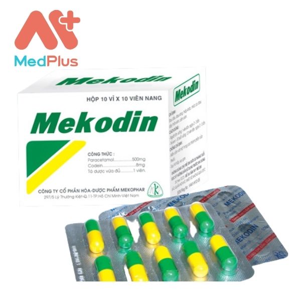 Hộp thuốc Mekodin gồm 10 vỉ x 10 viên