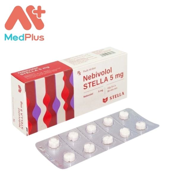 Nebivolol STELLA 5 mg hộp gồm 3 vỉ
