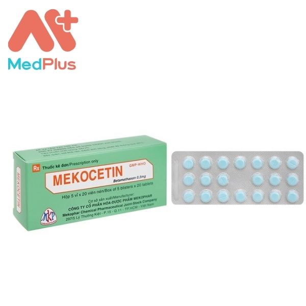 Thuốc Mekocetin hộp 5 vỉ x 20 viên nén