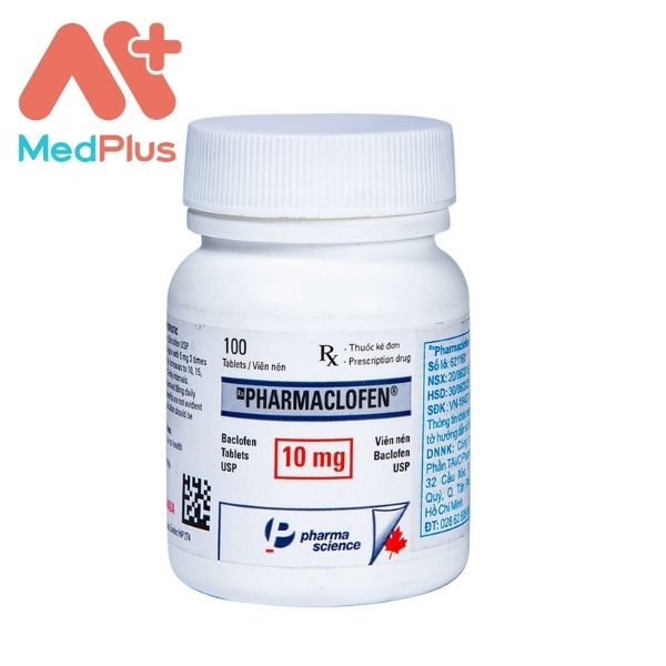 Pharmaclofen - Thuốc trị các chứng co thắt hiệu quả 128 Thuốc Pharmaclofen 10mg