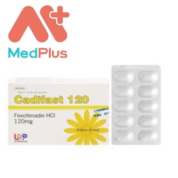 Cadifast 120 chống dị ứng điều trị viêm mũi 